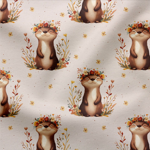 French Terry Flower Otter (Bio)