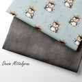 French Terry Denim Mittelgrau