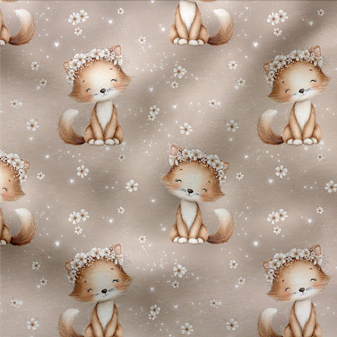 French Terry Flower Cat 3089 (Bio)