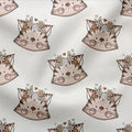 Jerseystoff Flower Cat Neutral 3559 (Bio)