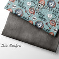 French Terry Denim Mittelgrau