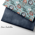 French Terry Denim Dunkelblau