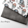 French Terry Denim Mittelgrau