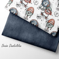 French Terry Denim Dunkelblau