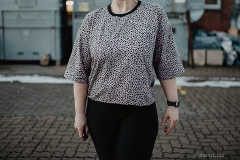 Rippjersey Herzchen Mauve 3357 (Bio) VORBESTELLUNG