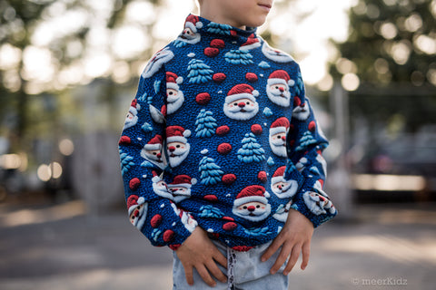 French Terry Forest Santa Knitted 3012 (Bio) VORBESTELLUNG