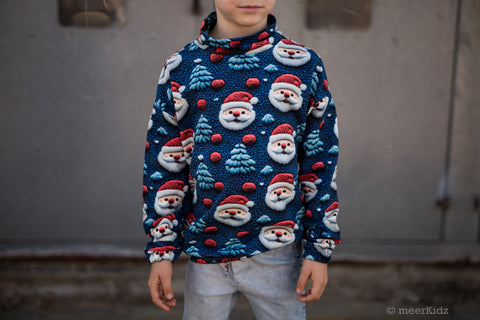 French Terry Forest Santa Knitted 3012 (Bio) VORBESTELLUNG