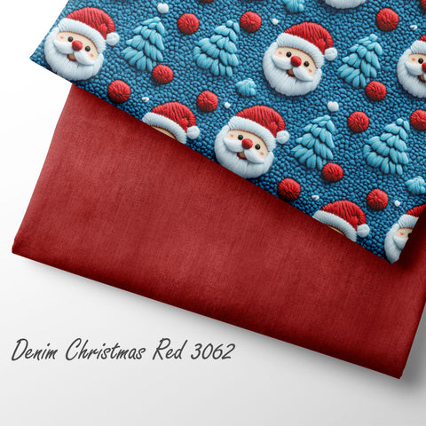 French Terry Forest Santa Knitted 3012 (Bio) VORBESTELLUNG