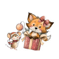 Bügelbild Fox in a Box Maxi