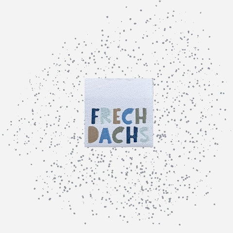 Weblabels Frechdachs Bunt 4er Set