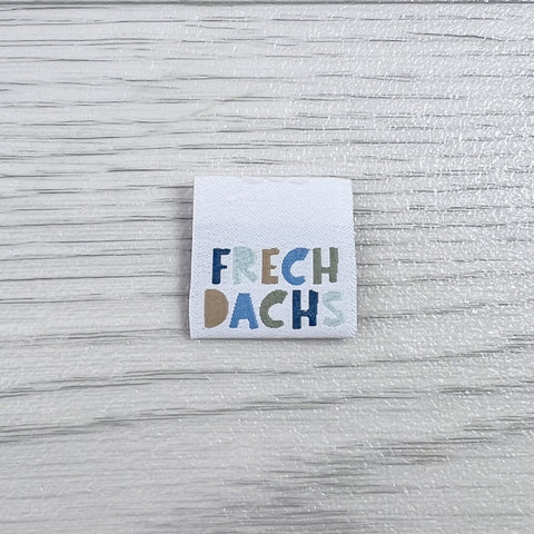 Weblabels Frechdachs Bunt 4er Set