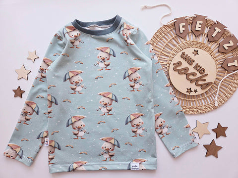 French Terry Gute Laune Küken 3348 (Bio) VORBESTELLUNG