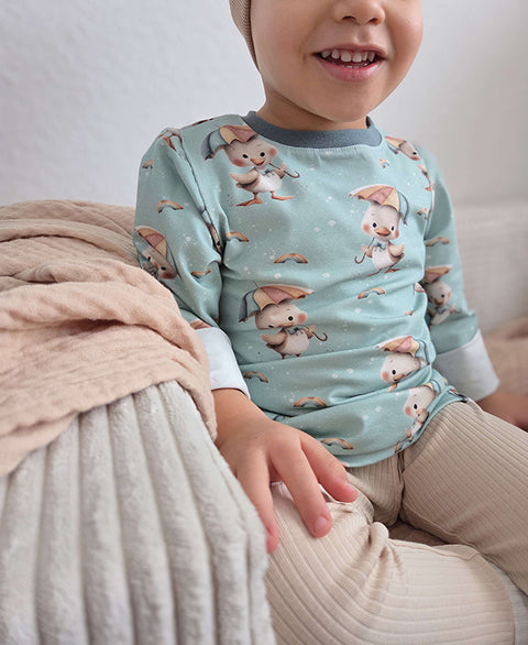 French Terry Gute Laune Küken 3348 (Bio) VORBESTELLUNG