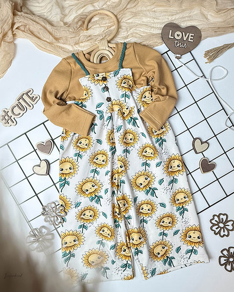 Jersey Happy Sunflowers 3359 (Bio) VORBESTELLUNG