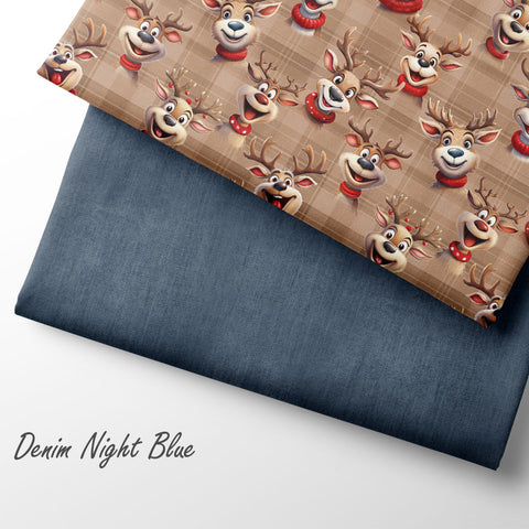 French Terry Denim Night Blue (Bio) VORBESTELLUNG
