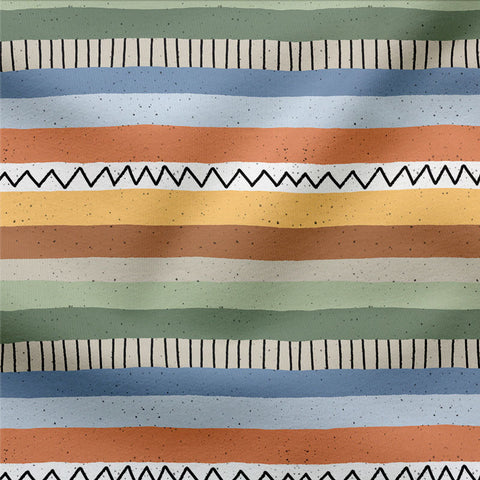 French Terry Funky Stripes 3002 (Bio)