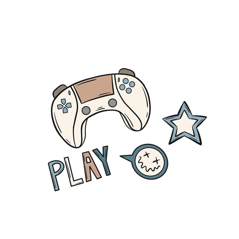 Bügelbild Gamer Time Medium