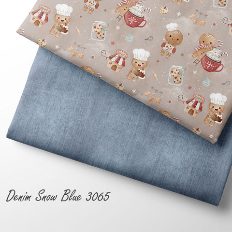 French Terry Denim Snow Blue 3065 (Bio) VORBESTELLUNG