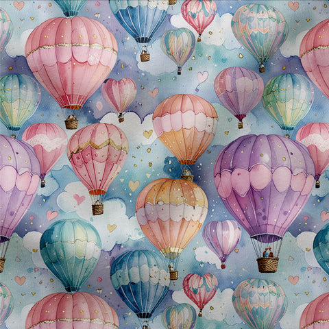 French Terry Heißluftballons 2994 (Bio)