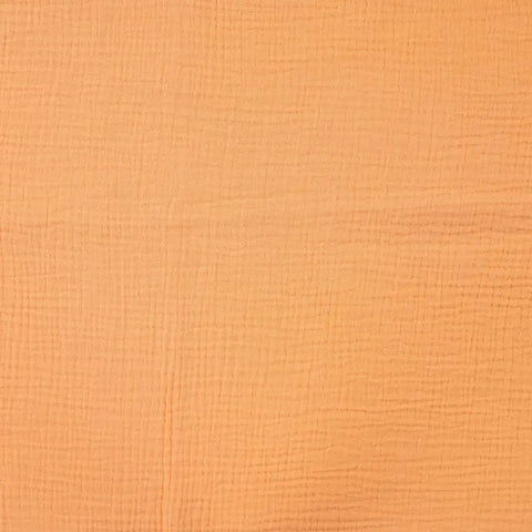 Musselin Double Gauze helles Orange 342