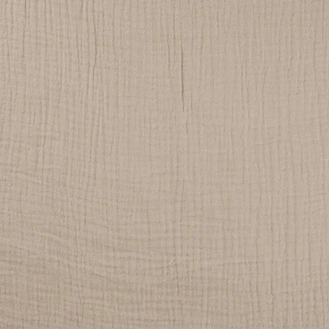 Musselin Double Gauze helles Taupe 052