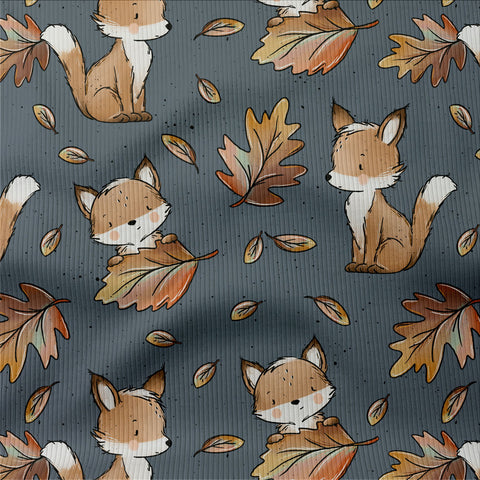 Rippjersey Herbstzeit Fuchs Blau 3715 (Bio)