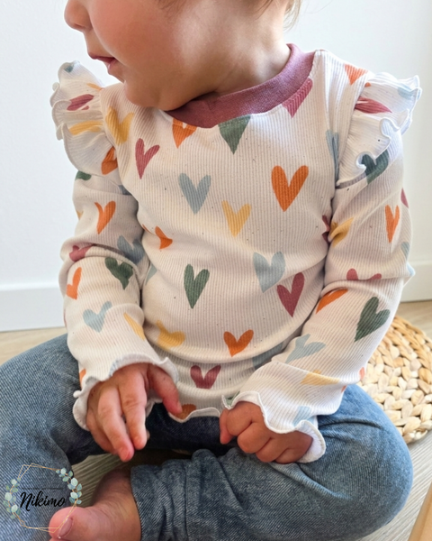 Schnittmuster Rippshirt Naima 50-170