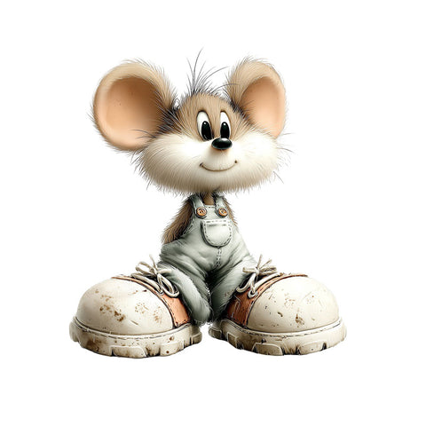 Bügelbild Herzensmaus Speedy Medium