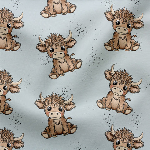 French Terry Highland Cow 2907 (Bio)
