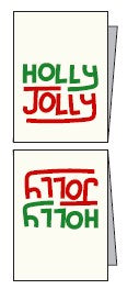 Weblabels Holly Jolly 4er Set