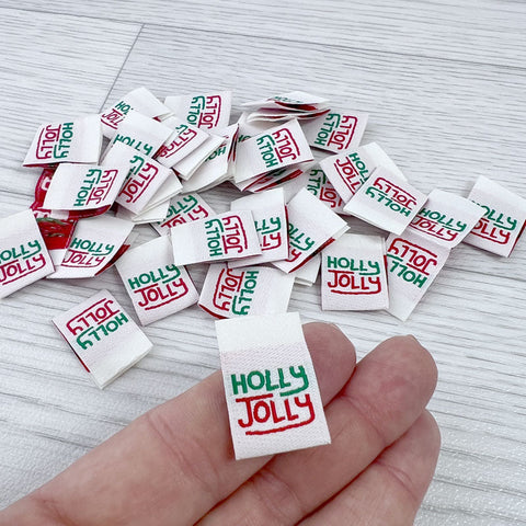 Weblabels Holly Jolly 4er Set