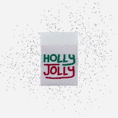 Weblabels Holly Jolly 4er Set