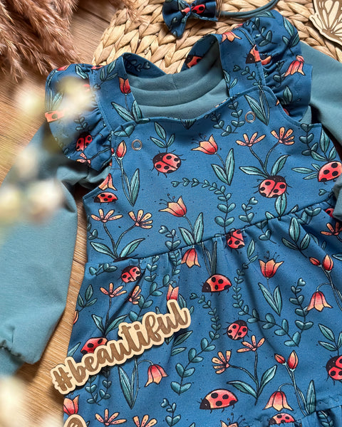 French Terry Wiesenglück Dunkel 3404 (Bio) VORBESTELLUNG