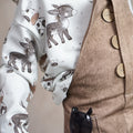 French Terry Denim Hellbraun (Bio) doppeltes produkt