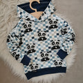 French Terry Checker Panda