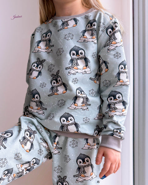 French Terry Pippa Pinguin 3107 (Bio)