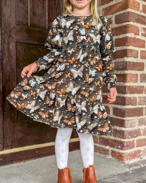 French Terry Autumn Butterfly 3 D (Bio) VORBESTELLUNG