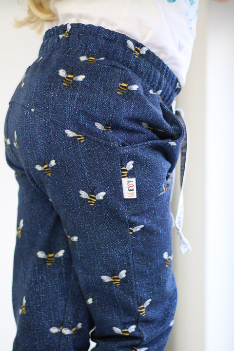 French Terry Denim Bee´s (Bio)