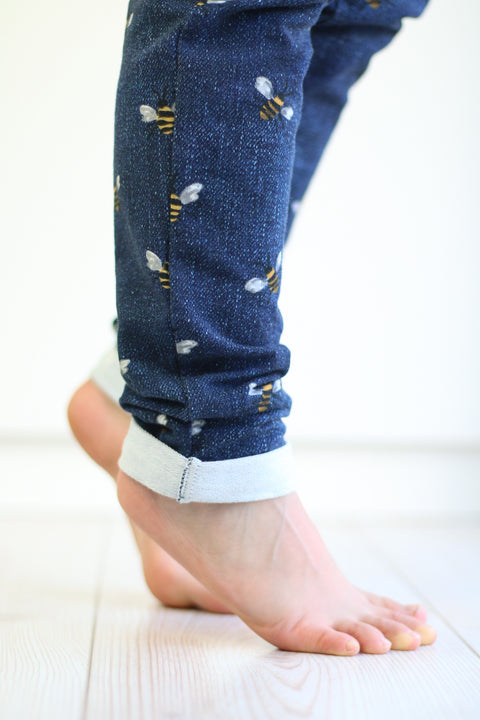 French Terry Denim Bee´s (Bio)