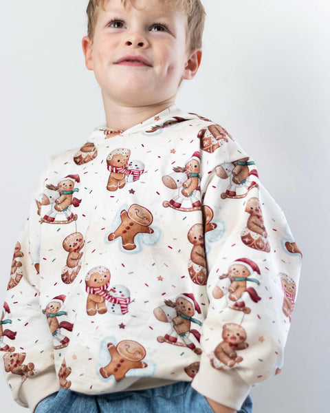 French Terry Gingerbread Joy 3850 (Bio) VORBESTELLUNG