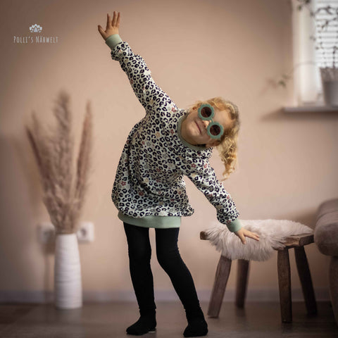 French Terry Leopard Bloom 2882 (Bio)