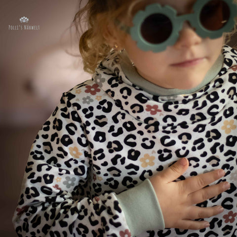 Jersey Stoff Leopard Bloom 2882 (Bio)