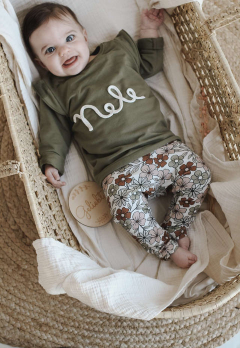 French Terry Cora Flowers (Bio) [WSV]