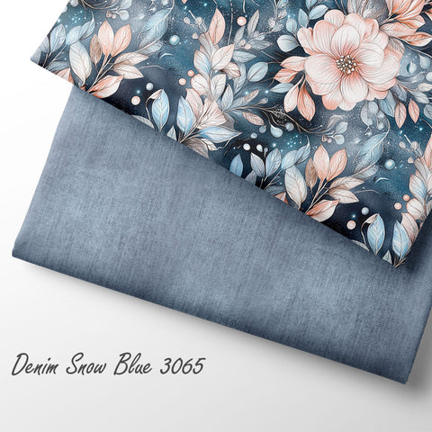 French Terry Denim Snow Blue 3065 (Bio) VORBESTELLUNG
