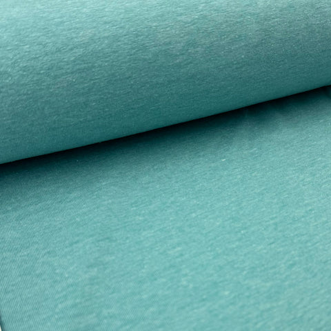 Jersey Stoff Aquamarin meliert 907