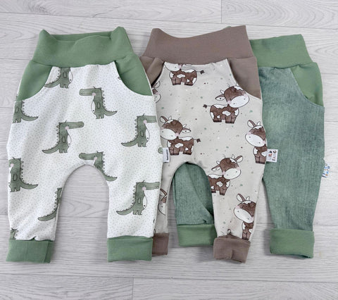 Nähbox 3 Pumphosen Gr.50-98