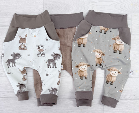 Nähbox 3 Pumphosen Gr.50-98