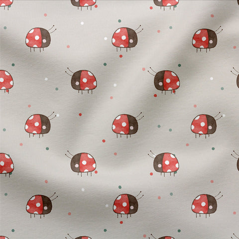Jersey Stoff Käferchen Dots 2824 (Bio)