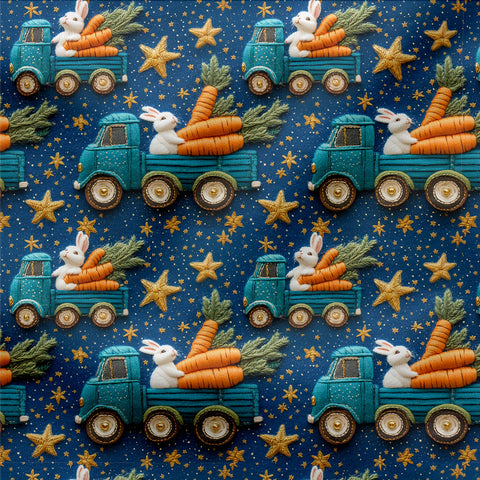 French Terry Karottenexpress 3363 (Bio) VORBESTELLUNG