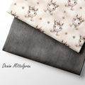 French Terry Denim Mittelgrau